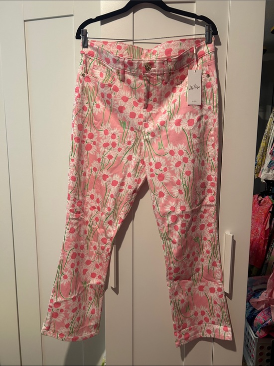 Lilly Pulitzer Denim - Lilly Pulitzer Anne High rise crop flare pant
